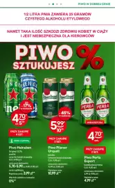 Żabka gazetka tydzień 44 Strona 39: Piwo Heineken Original, 0.0% €4,70, Piwo Pilsner Urquell €5,99