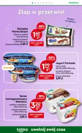 Żabka gazetka tydzień 44 Strona 46: Jogurt Fantasia €1,99, Serek homogenizowany Rolmlec €3,20