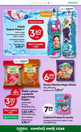 Żabka gazetka tydzień 44 Strona 52: Guma Mamba Magic Sticks €6,99, Cukierki Freeze Crunchy €7,99