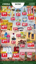 EMMA market gazetka | Mini Strona 1: Woda mineralna Jurajska niegazowana €1,79, Cukierki Roshen Krock €2,99