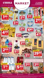 EMMA market gazetka | Market Strona 1: Woda niegazowana Jurajska €1,79, Mleko UHT Łaciate 3,2% €2,99