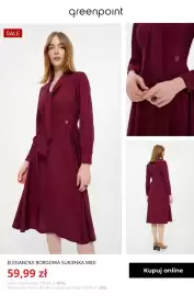 Greenpoint gazetka tydzień 44 Strona 10: Elegancka bordowa sukienka midi Greenpoint €59,99