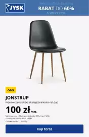 JYSK gazetka tydzień 44 Strona 18: Krzesło Jonstrup €100,00