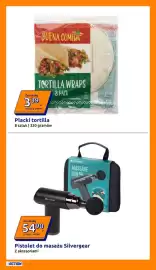 Action gazetka tydzień 44 Strona 2: Placki tortilla €3,39, Pistolet do masażu Silvergear €54,90