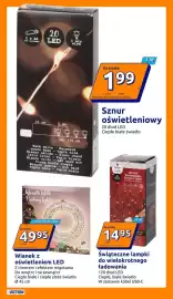 Action gazetka tydzień 44 Strona 36: Wianek z oświetleniem LED €49,95, Świąteczne lampki do wielokrotnego ładowania €14,95
