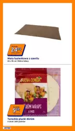 Action gazetka tydzień 44 Strona 9: Mata Łazienkowa z Szenilu €24,95, Tureckie placki dürüm €5,69