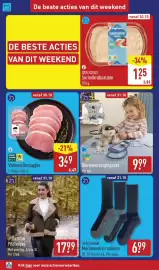 ALDI folder | Weekend Pagina 2: Daylicious Surimikrabsalade €1,25, Varkensfiletlapjes €3,49