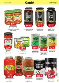 Qanto leták Strana 147: Bonduelle Kukuřice zlatá, Hrášek €19,50, Barsta sušená rajčata ve slunečnicovém oleji €145,90