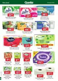 Qanto leták Strana 174: Violeta toaletní papír Heřmánek €70,99, Tento Family lipový květ €139,99