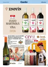 Qanto leták Strana 47: Znovín Svato Martinská vína 2026 €65,90, Glamour polosladké €67,70