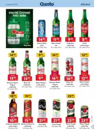 Qanto leták Strana 55: Budweiser Budvar Original světlý ležák €16,59, Gambrinus Patron 12 světlý ležák €15,79