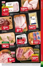 Stokrotka gazetka tydzień 44 Strona 12: Ćwiatka z kurczaka O!mięso €4,99, Skrzydła z indyka €13,99