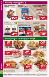Stokrotka gazetka tydzień 44 Strona 13: Boczek Wędzony Well Done €4,99, Szynka Eksportowa Krakus €4,99