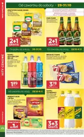 Stokrotka gazetka tydzień 44 Strona 3: Rogalik 7 Days Oreo super max €3,78, Napój Schweppes