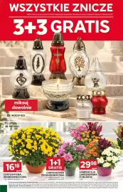 Stokrotka gazetka tydzień 44 Strona 9: WSZYSTKIE ZNICZE Gratis nalicza się przy kasie i dotyczy najtańszych produktów. Nie