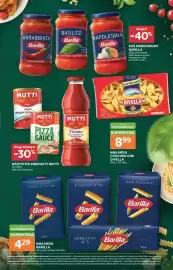 Stokrotka gazetka Strona 3: Makaron Barilla Rigatoni n°89 €4,29, Makaron Conchiglioni Divella €8,99