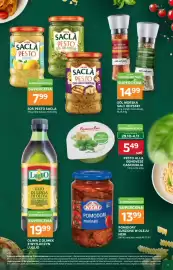 Stokrotka gazetka Strona 9: Pesto alla Genovese CascinaLia €5,49, Oliwa z oliwek z wytłoczyn Luglio €19,99