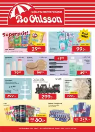 Bo Ohlsson reklamblad Sida 1: Lumene Multistick €79,95, Lumene Bronzer €99,95