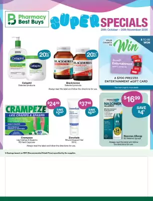 Pharmacy Best Buys (valid until 20-11)