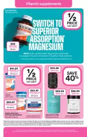 Priceline catalogue Page 30: JSHealth Deep Sleep+ Nightly Support 60 Tablets €35,99, JSHealth Advanced Sleep+ €26,99