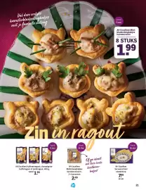 Albert Heijn Allerhande Pagina 21: AH Excellent eendragout €1,99, AH Excellent Serveerschaal winterdorp €7,99