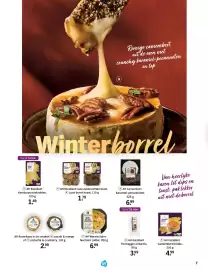 Albert Heijn Allerhande Pagina 7: AH Excellent luxe borret toast €1,79, Ah roomkaas in de smaken Pistache & Cranberry €2,99