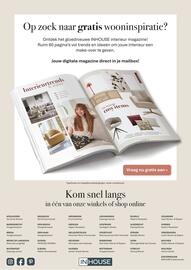 INHOUSE folder week 45 Pagina 6: Op zoek naar gratis wooninspiratie? Ontdek het gloednieuwe INHOUSE interieur magazine! Ruim
