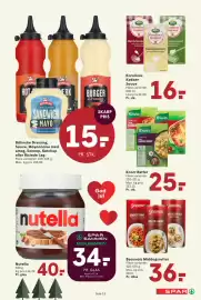 SPAR tilbudsavis uge 44 Side 13: Bähncke Dressing, Sauce, Mayonnaise med smag, Sennep, Ketchup eller Ristede Løg €15,00
