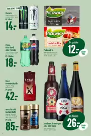 Min Købmand tilbudsavis uge 44 Side 12: Pickwick Te €12,00, Monster €14,00
