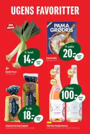 Min Købmand tilbudsavis uge 44 Side 3: Danske Porrer €14,00, Pama Grødris €20,00
