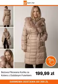 Born2be gazetka Strona 8: Beżowa pikowana kurtka za kolano z ozdobnym futerkiem Born2be €199,99