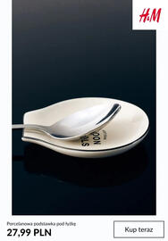 H&M gazetka tydzień 44 Strona 10: Porcelanowa podstawka pod łyżkę H & M €27,99