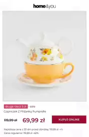 Home&You gazetka Strona 10: Czajniczek z filiżanką Pumprelle home & you €69,99