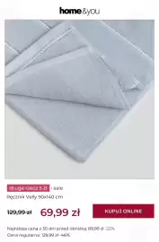 Home&You gazetka Strona 6: Ręcznik Velly 90x140 cm home & you €69,99
