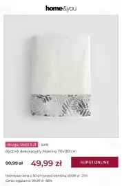 Home&You gazetka Strona 7: Ręcznik dekoracyjny Makrino 70x130 cm home & you €49,99
