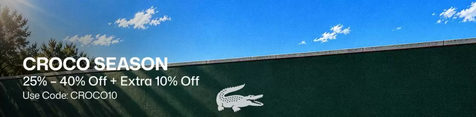 Lacoste (valid until 6-11)