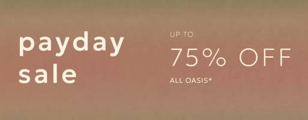 Oasis (valid until 20-11)