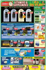Chemist Warehouse catalogue Page 15: Vital All In One Powder €58,99, Crampeze Leg Cramps & Spasms €18,87