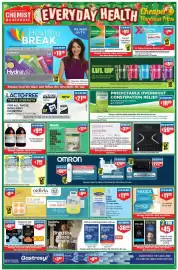 Chemist Warehouse catalogue Page 5: Earclear ear wax remover €11,99, Audioplugs Soft Silicone Comfort €7,99