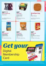 Costco catalogue Page 5: Piz'wich Pizza Pocket 3 Cheese €16,99, Golden Coast Nashville Burger €19,99