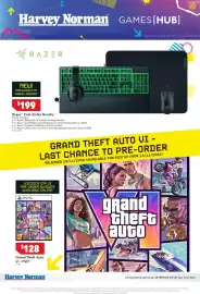 Harvey Norman catalogue Page 1: Razer First Strike Bundle €199,00, Grand Theft Auto VI - PS5 €128,00