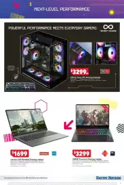 Harvey Norman catalogue Page 17: Lenovo LOQ-Essential Gaming Laptop €1.699,00, OMEN Transcend Gaming Laptop €3.299,00