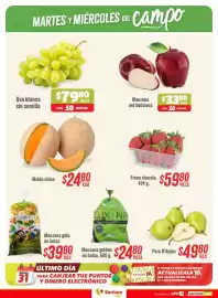 Folleto Soriana Híper Página 3: Manzana - red delicious €33,80, Fresa charola €59,80