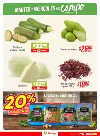 Folleto Soriana Híper Página 4: Chayote sin espinas €26,80, Calabaza italiana / criolla €22,80