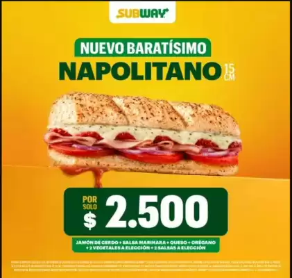 Subway (válido hasta 2-12)