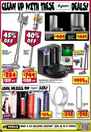 JB Hi-Fi catalogue week 44 Page 20: Dyson Nurovi Wash+Dry Robot Vacuum €1.449,00, Dyson Cool CF1 Desk Fan €298,00
