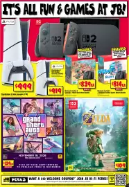 JB Hi-Fi catalogue week 44 Page 7: Grand Theft Auto V €129,00, The Legend of Zelda Ocarina of Time €109,00