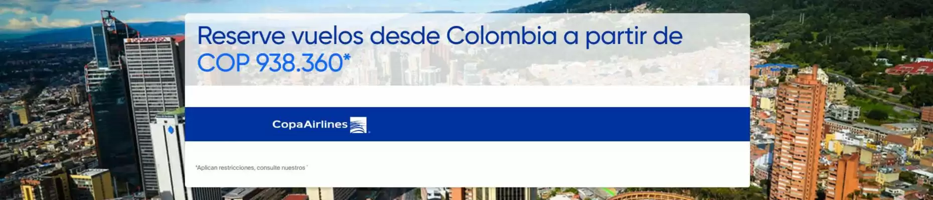 Copa Airlines (válido hasta 30-10)