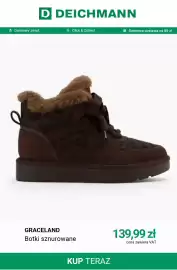 Deichmann gazetka tydzień 44 Strona 12: Botki sznurowane Graceland €139,99