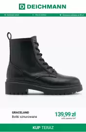 Deichmann gazetka tydzień 44 Strona 13: Botki sznurowane Graceland €139,99
